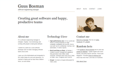 Desktop Screenshot of guusbosman.nl